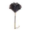 Aldwin Ostrich Feather Duster with Extension Pole Up to 43 inch, Genuine Fluffy Natural Reusable Handheld Feather Dusters for Cleaning Supplies, Washable, Car, Office, Desk, Blinds view 2