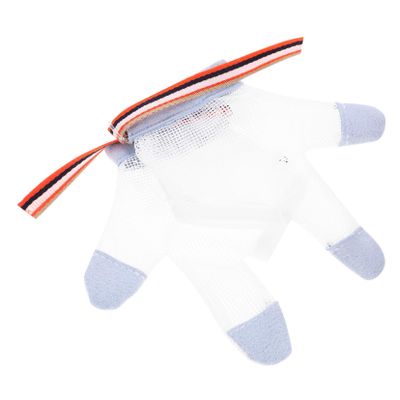 WRITWAA 1pair Breathable Half-finger Teething Gloves for Soft Nylon -scratch Mitts Comfortable Design for Teething Relief for Toddlers s