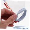 WRITWAA 1pair Breathable Half-finger Teething Gloves for Soft Nylon -scratch Mitts Comfortable Design for Teething Relief for Toddlers s view 4