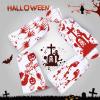 Artby7 Halloween Cellophane Treat Candy Bags - 50 Piece Goodie Snack Sweet Bags with Twist Ties for Trick or Treat Party Supply view 3