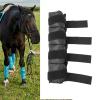 CDQL 1Pcs Black Horse Ice Pack - Professional Reusable Cooling Therapy Gel Ice Wraps, Comfortable and Breathable - Horse Cooling Leg Wrap for Horse Legs, Knee, Hock view 3