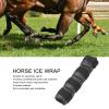 CDQL 1Pcs Black Horse Ice Pack - Professional Reusable Cooling Therapy Gel Ice Wraps, Comfortable and Breathable - Horse Cooling Leg Wrap for Horse Legs, Knee, Hock view 4