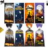 Artby7 Halloween Treat Bags | 50 pcs Cellophane Bags with Fun Scary Designs | Pumpkins, Witches Cello Bags | Halloween Party Decorations, Spooky Trick or Treat Bags view 1