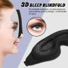 Clbxzwc 3D Advanced Eye Mask for SleepingUltra Delicate Soft Skin Friendly Eye mask100% Blackout Sleep Eye Mask for Sleep, Eyelash Extension Sleep mask view 2