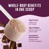 FlavCity Grass Fed Whey Chocolate Protein Powder - Brownie Batter - 25g Protein & 10g Collagen - Made with Organic Cocoa & Coconut Milk - Gluten Free & No Added Sugars (20 Servings) view 4