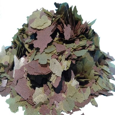 Aquatic Foods Inc. 45% California Blackworm & Spirulina with Garlic, Paprika Flake Mix for Discus, Cichlids, Tetras, Guppies, Live Bearers, Pond Fish, All Tropical Fish Premium AF Flakes - 1/2-lb