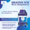 Blue Raspberry Snow Cone Syrup, 1 Gallon, Made in the USA (128 Fl Oz, Blue Raspberry) view 3