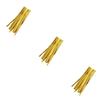 FOMIYES 2400pcs Golden Ties for Treat and Candy Bags Wrapping Ties for Sturdy and Festive for Party Favor Packaging for Holidays and Celebrations view 1