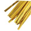 FOMIYES 2400pcs Golden Ties for Treat and Candy Bags Wrapping Ties for Sturdy and Festive for Party Favor Packaging for Holidays and Celebrations view 3