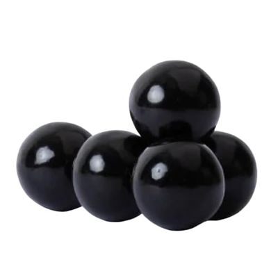 All City Candy Gumballs, 1 inch, 3lb. Bulk Bag, Assorted Flavors & Colors. (Black)