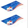 Calabria 2 Pack July 4th Cleaning Cloth Red White Blue Stars Balloons Fireworks USA Independence Day Eyeglass Camera Lens TV view 1