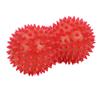 Akozon PVC Spiky Peanut Shaped for Back, Feet & Relief Deep Tissue Fitness Roller, Ergonomic Design, Red view 1