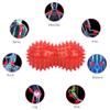 Akozon PVC Spiky Peanut Shaped for Back, Feet & Relief Deep Tissue Fitness Roller, Ergonomic Design, Red view 2