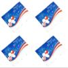 Calabria 4 Pack July 4th Cleaning Cloth Red White Blue Stars Balloons Fireworks USA Independence Day Eyeglass Camera Lens TV view 1