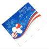 Calabria 4 Pack July 4th Cleaning Cloth Red White Blue Stars Balloons Fireworks USA Independence Day Eyeglass Camera Lens TV view 2