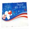 Calabria 4 Pack July 4th Cleaning Cloth Red White Blue Stars Balloons Fireworks USA Independence Day Eyeglass Camera Lens TV view 3