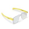 Calabria Twist Flat Folding Reading Glasses 1.00 Yellow Rimless Ultra Thin Foldable Compact Reader Travel Portable Slim Case view 1