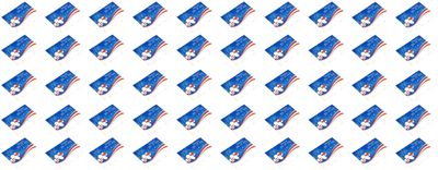 Calabria 50 Pack July 4th Cleaning Cloth Red White Blue Stars Fireworks USA Independence Day Eyeglass Camera Lens TV Screens