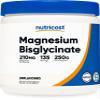 Nutricost Magnesium Bisglycinate Powder (Unflavored, 250 Grams) - Non-GMO, Vegan Supplement view 1