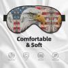SSIMOO Patriotic Eagle Soft Sleep Eye Mask,Female Breathable Eye Patch,Perfect For Travel And Relaxation view 3