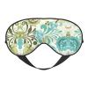 SSIMOO Green Flower Soft Sleep Eye Mask,Female Breathable Eye Patch,Perfect For Travel And Relaxation view 1