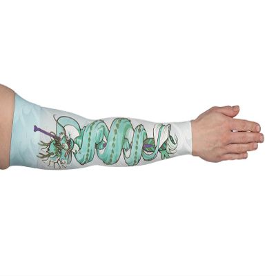 Lymphedivas Power Medical Graduated Compression Arm Sleeve for Lymphedema (Long 30-40 mmHg Large)