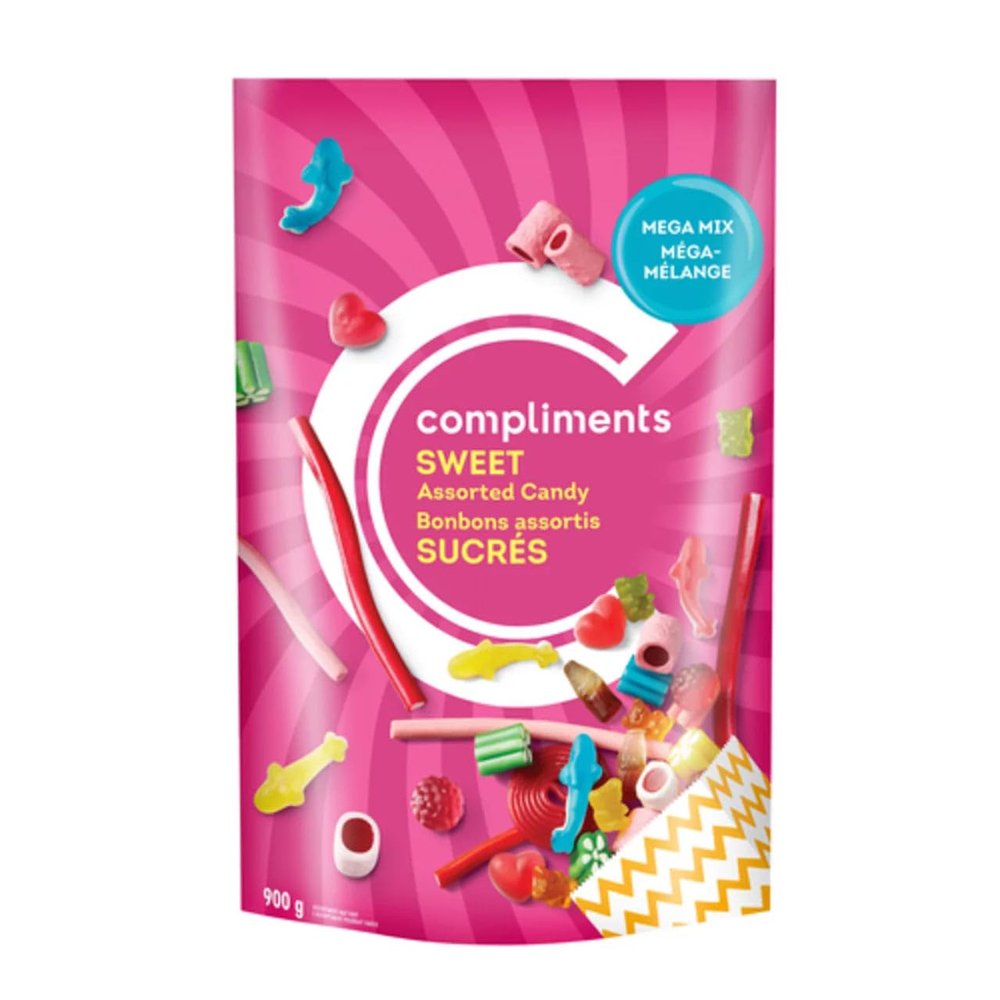 Sobeys Compliments Mega Mix Sweet Assorted Candy, 800g/1.75 lbs. Bag