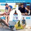 Magnesium Oil for Feet,Pure Magnesium Spray for Sleep,Liquid Topical Athletes Foot Spray Soothing Sore Muscles,Relaxing Leg Cramps Pain Ultra Concentration with Lavender Oil - 200ML view 3