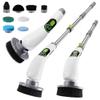 WORKPRO Electric Spin Scrubber, Cordless Cleaning Brush, 3-Speed, Long Adjustable Handle & 8 Replaceable Brush Heads, Waterproof Scrubber for Bathroom, Kitchen, Bathtub, and Floor, for Women view 1