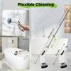 WORKPRO Electric Spin Scrubber, Cordless Cleaning Brush, 3-Speed, Long Adjustable Handle & 8 Replaceable Brush Heads, Waterproof Scrubber for Bathroom, Kitchen, Bathtub, and Floor, for Women view 2