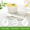 [1000 Count] Compostable Spoons Disposable Spoon Bulk Biodegradable Silverware Bulk Compostable No Plastic Utensils Heavy Duty Disposable Silverware Heat Resistant Cutlery for Party Daily Serving view 4