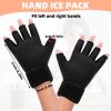 Finger Arthritis Compression Hand Ice Pack Gloves for Pain Relief, Adjustable Wrist Ice Pack for Hot & Cold Therapies, Reusable Gel Finger Ice Glove Sleeve for Tendinitis, Carpal Tunnel view 2