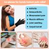 Finger Arthritis Compression Hand Ice Pack Gloves for Pain Relief, Adjustable Wrist Ice Pack for Hot & Cold Therapies, Reusable Gel Finger Ice Glove Sleeve for Tendinitis, Carpal Tunnel view 3