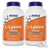 Now L-Lysine 500 mg, 360 Vegetarian Capsules (Pack of 2) view 1