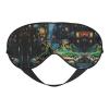 SSIMOO Frog And Rain Soft Sleep Eye Mask,Female Breathable Eye Patch,Perfect For Travel And Relaxation view 1