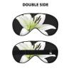 SSIMOO Beautiful-Lilies Soft Sleep Eye Mask,Female Breathable Eye Patch,Perfect For Travel And Relaxation view 2