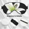 SSIMOO Beautiful-Lilies Soft Sleep Eye Mask,Female Breathable Eye Patch,Perfect For Travel And Relaxation view 4