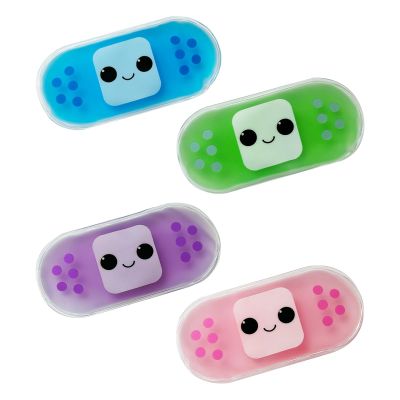 Boo Boo Gel Ice Packs, Kids Ice Packs, Cooler Packs for Injuries, Cold Pack, Cold Therapy and Pain Relief for Minor Cuts, Pain Relief for Kids Injuries, Gel Cooling Hot Packs for Child Injury (4smile)