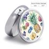 Pill Box Pill Case for Woman Weekly Pill Organizer with 3 Compartments Fruit and Pineapple Small Pillbox Pill Container Portable Vitamin Holder Boxes for Travel Medicine Organizer view 2
