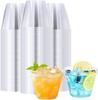 BYSNOW 300 Pack 9 oz Clear Disposable Plastic Cups, Clear Plastic Cups Tumblers Cocktail Glasses, Disposable For Holiday, Wedding, Party view 1