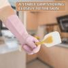 ZUIMER Dishwashing Rubber Gloves Reusable Kitchen Gloves 2Pairs Cleaning Gloves for Washing Dishes Long-lasting&Non-Slip (Light Blue&Light Green, M) view 3