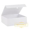 PLINJOY 2 Pcs White Gift Box Large 13.5x11.8x4.7 Inches, White Gift Boxes for Presents with Magnetic Closure Lid, Luxury Gift Box Rectangle Collapsible Boxes for Gift Packaging view 2