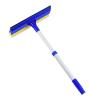 15.9" Window Squeegee for Car,2 in 1 Squeegee Window Cleaner with Long Stainless Steel Handle,Sponge Car Window Squeegee for Gas Station, Glass,Shower (Iron Pole) view 1