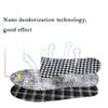 10 Pair Pack Anti Odour Shoe Insoles Set with Odor Eating Charcoal Carbon Fiber Insole for Men & Women Carbon Fiber Foot Plate, (Black, Woman(US6)) view 4