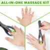 EcoEarth Finger & Hand Massager Set - 1 Dual-Sided Massage Roller, 6 Finger Massage Rings - Deep Tissue Comfort & Acupressure Therapy Tools for Arthritis, Carpal Tunnel, Stress & Pain Relief view 2