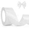 1.5" Wide White Ribbon for Gift Wrapping Christmas White Ribbon for Flower Bouquet 25 Yards White Satin Ribbon Bouquet Ribbon Flower Ribbon Satin Ribbon Silk Ribbon Balloon Ribbon String Bouquet view 1