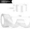 1.5" Wide White Ribbon for Gift Wrapping Christmas White Ribbon for Flower Bouquet 25 Yards White Satin Ribbon Bouquet Ribbon Flower Ribbon Satin Ribbon Silk Ribbon Balloon Ribbon String Bouquet view 2
