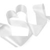 1.5" Wide White Ribbon for Gift Wrapping Christmas White Ribbon for Flower Bouquet 25 Yards White Satin Ribbon Bouquet Ribbon Flower Ribbon Satin Ribbon Silk Ribbon Balloon Ribbon String Bouquet view 3