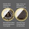 AA Sobriety Coin  Exquisite AA Anniversary Coins, Medallions & Chips  The Perfect Sober Gift for AA Recovery and Clean Milestones (No Year) view 3