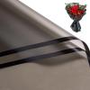 RUSPEPA 20 Sheets Flower Wrapping Paper, Waterproof Floral Bouquet Wrapping Paper, Florist Supplies Packaging Paper for Birthday, Party, Wedding and DIY Crafts - Black view 1